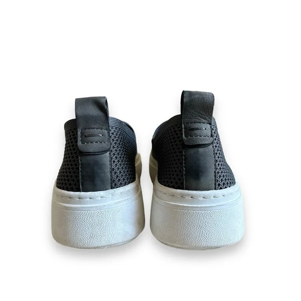 Eileen Fisher Prosper 2 Slip-On Knit Sneaker Graphite Stretch Knit Size 6
